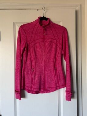 lululemon athletica Heathered Pink Define Jacket
